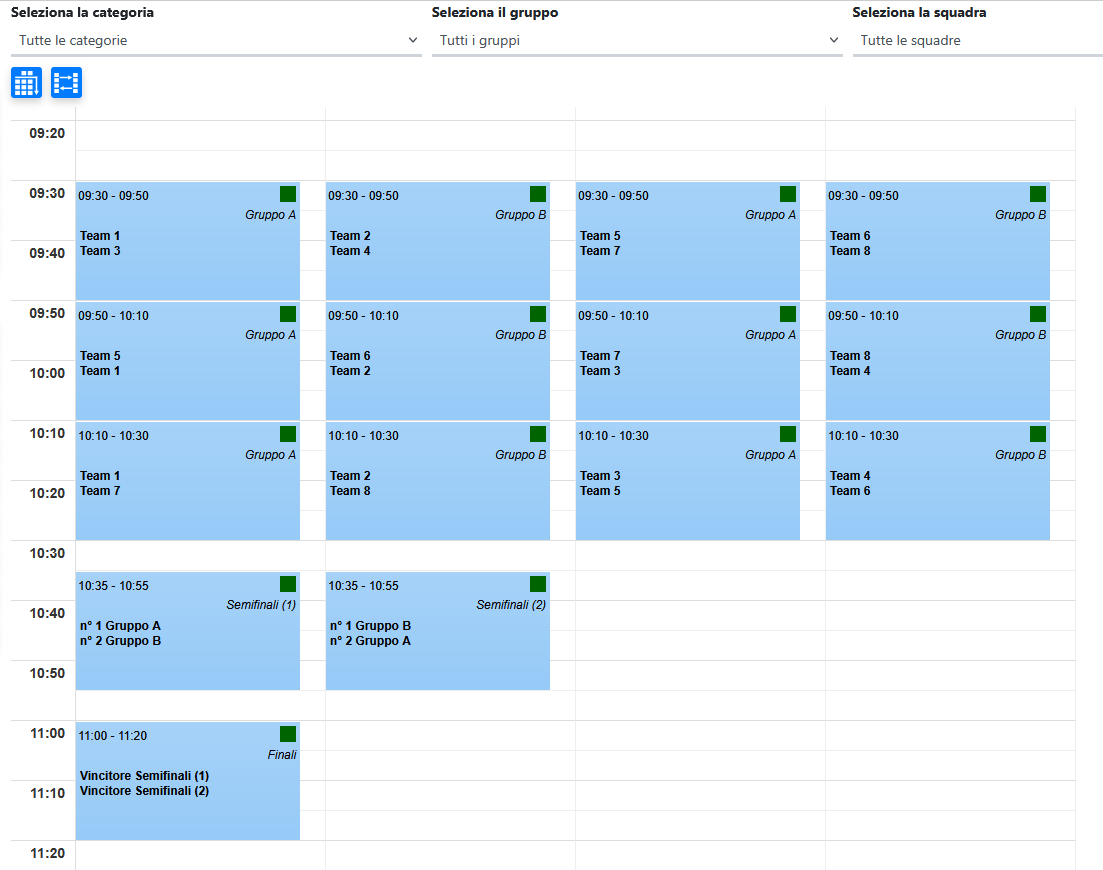 Il torneo è pronto!