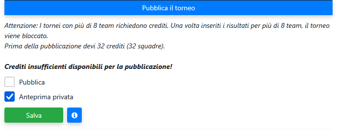 Pubblicare il torneo in Mijntoernooi.info